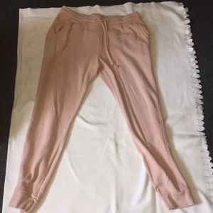 Pink sweatpants